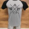 Camisa Raglan Personalizada Estampa 1 cor Serigrafia